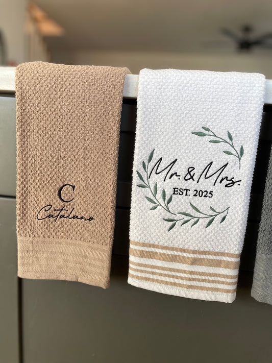 Embroidered Kitchen Towels