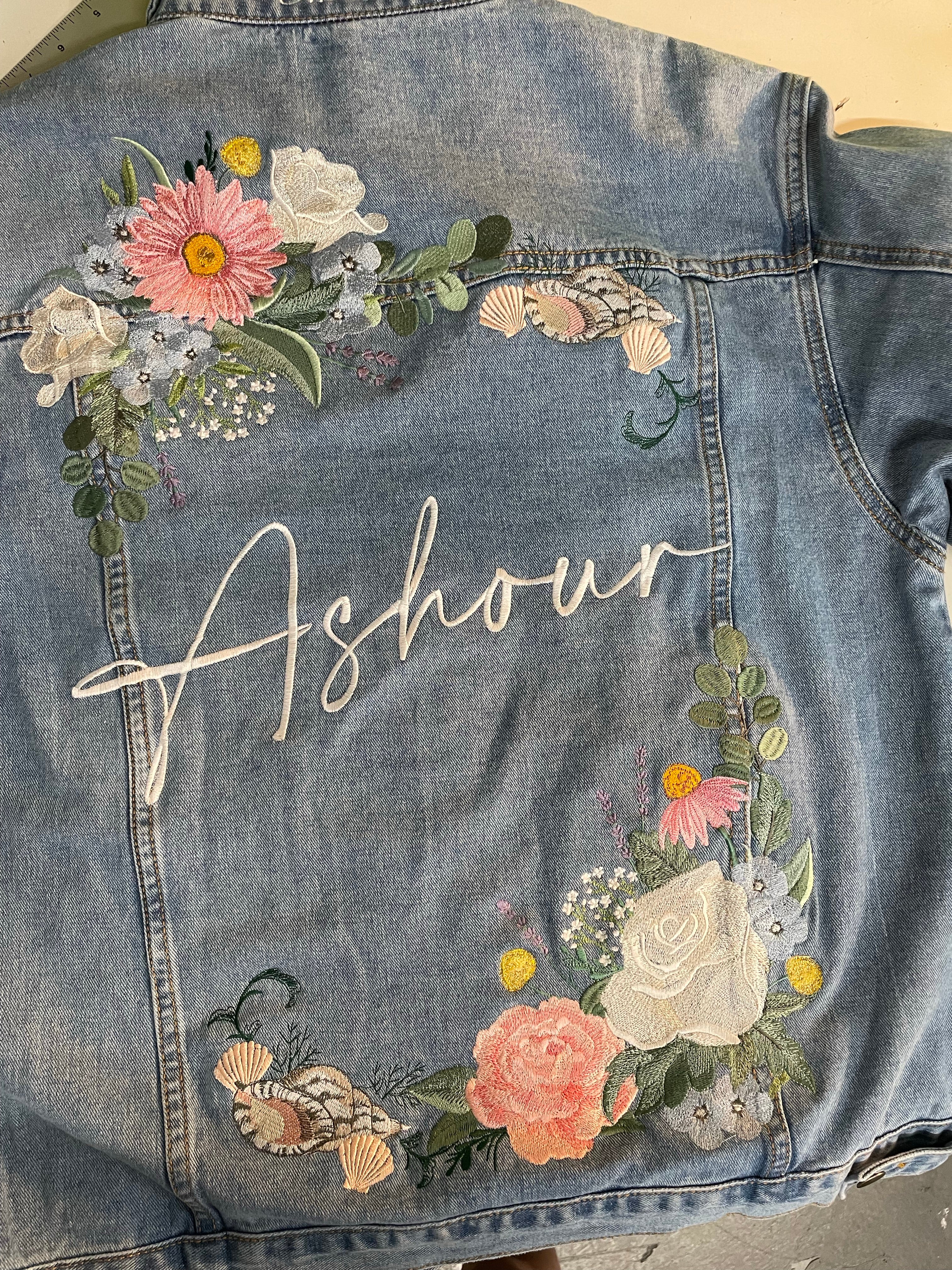 Floral Denim Jacket - Made by Many Hands